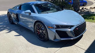 2020 Audi R8 in kamora grey