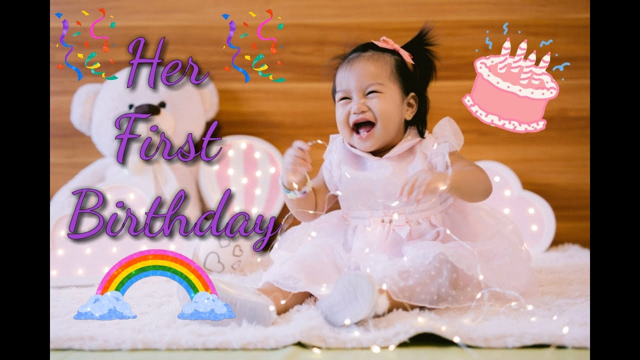 BABY GIRL'S 1ST BIRTHDAY SPECIAL LANA TURNS ONE KATE LIMOS YouTube