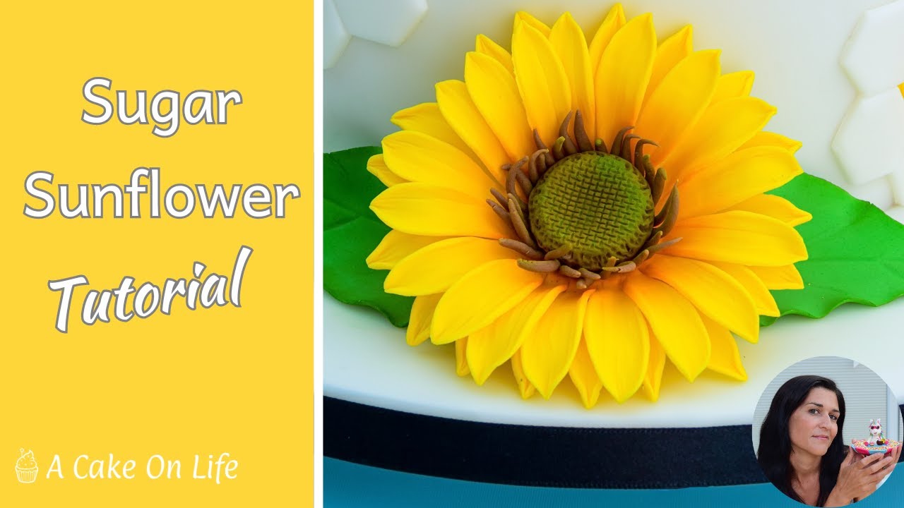 How to make a Sugar Sunflower Cake Topper