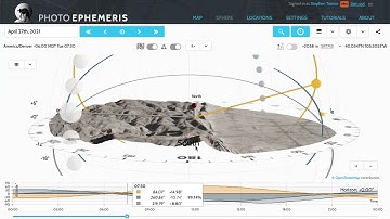 Maps and 3D Terrain in Photo Ephemeris Web 2.5