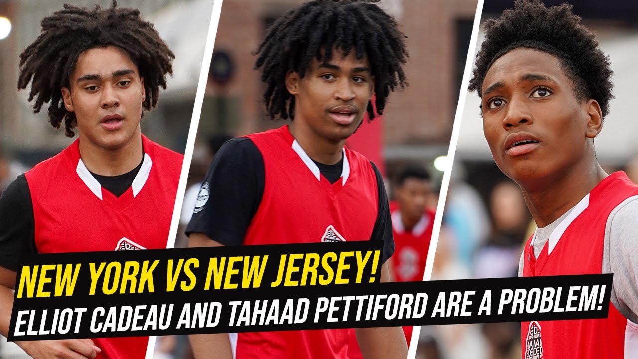 Elliot Cadeau and Tahaad Pettiford ARE A PROBLEM! NEW YORK vs JERSEY SHOWDOWN WAS LIT! 🔥 MUST WATCH!