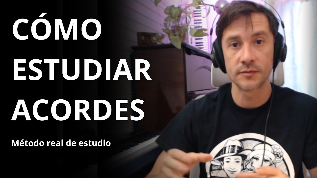 CÓMO ESTUDIAR ACORDES: método claro y rutina real de estudio