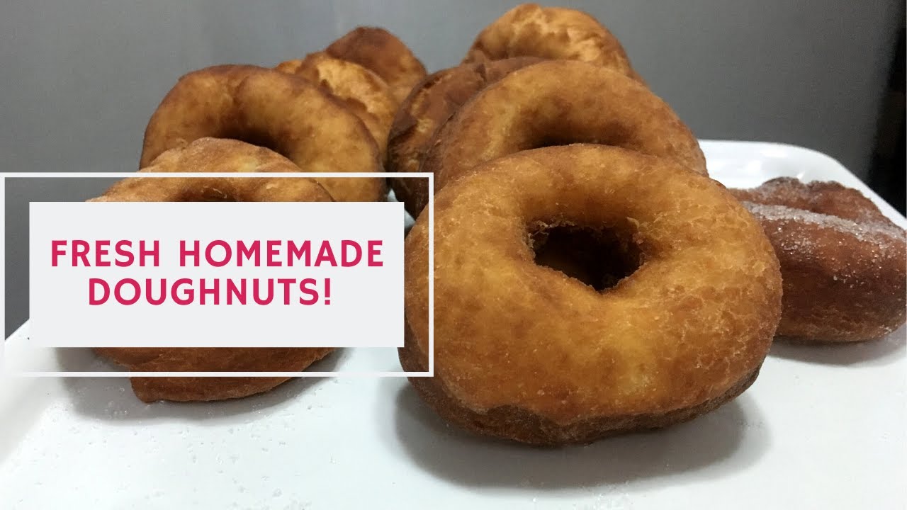 HOW I MAKE FRESH HOMEMADE DOUGHNUTS YouTube