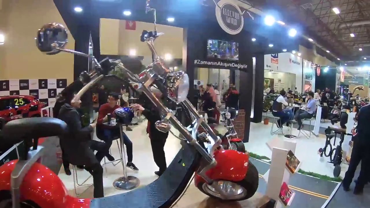 Electrowind Motobike2018 Fuarı Ahşap Stant Projesi TANAS FUARCILIK