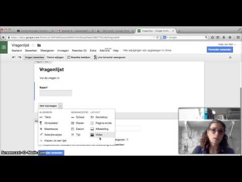 Enquête (formulier) maken in Google Drive