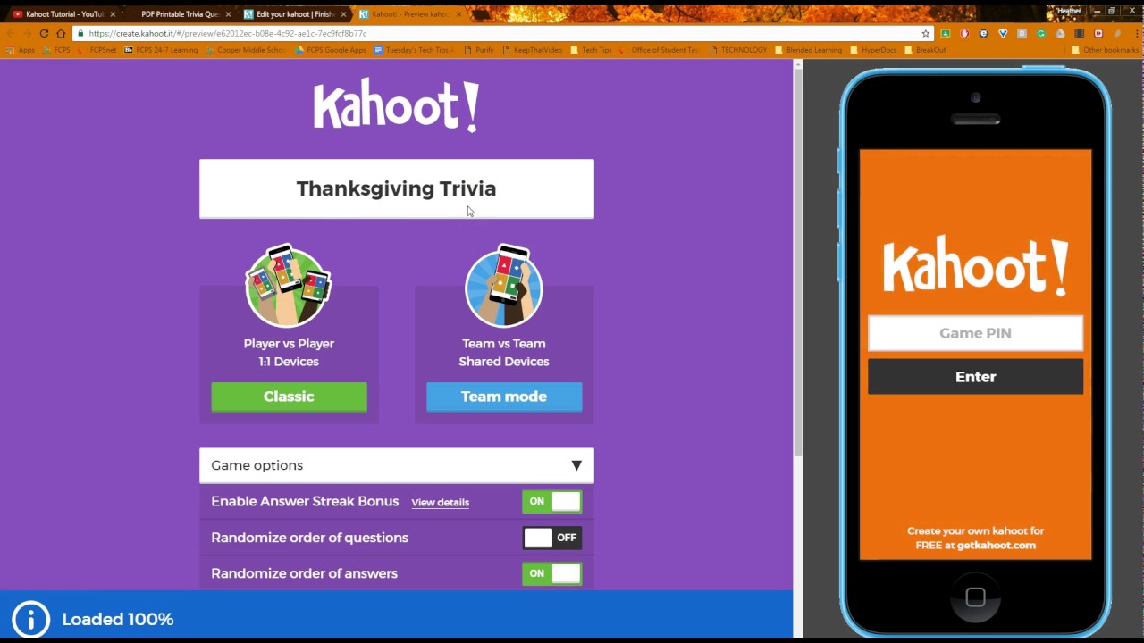 Join kahoot