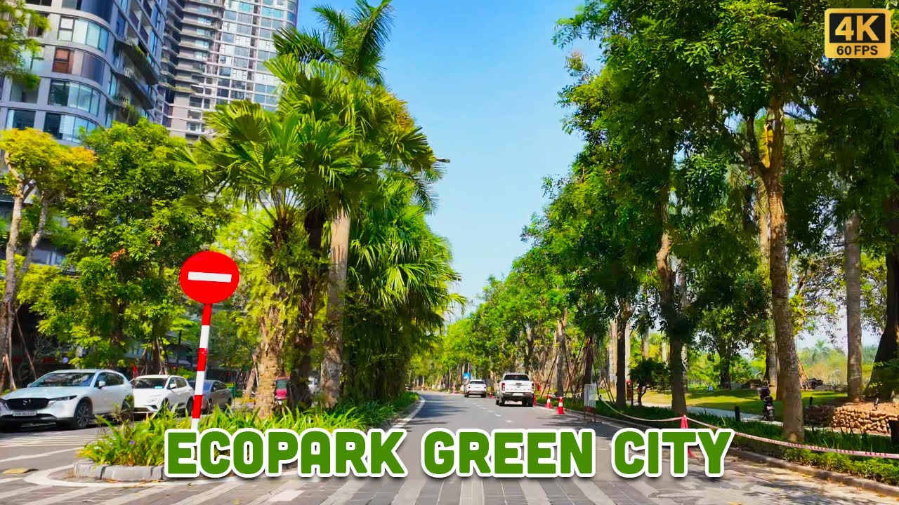 Driving Tour of Ecopark Hung Yen: Discover the BEST Green City in Vietnam