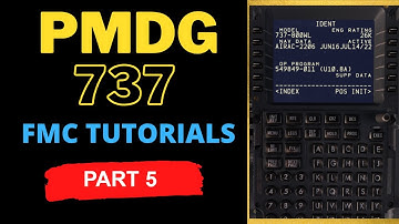 PMDG 737 FMC Tutorial Part 5| Takeoff Performance Setup
