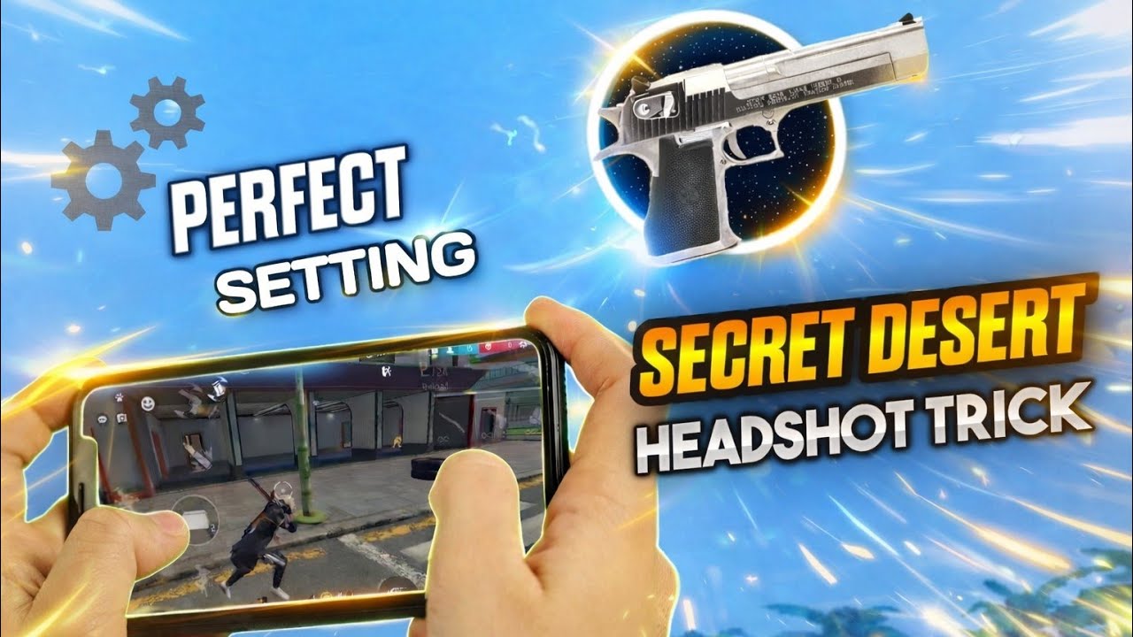 World's Best Desert Eagle Headshot Trick + Settings ☠️⚙️ | New Desert ...