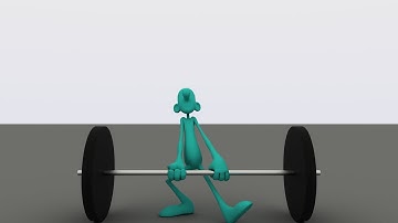 Funny Weight Lifting Animation || 3D Animation ||