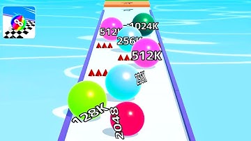 Ball Run Infinity Number ! All Levels Gameplay (309-316) android, ios