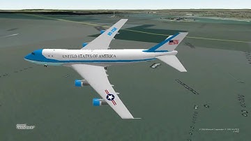 Air Force One Flyover New York in Bing Maps 3D