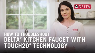 How to Troubleshoot a Delta® Kitchen Faucet with Touch2O® Technology