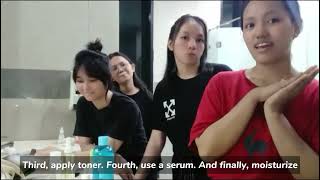 GE || Instruction "How to use Skincare" and Unforgettable Experience || Group assignment