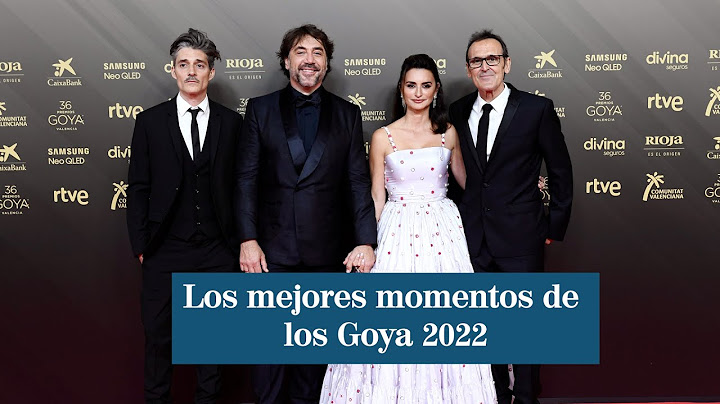 Los mejores momentos de los Premios Goya 2022