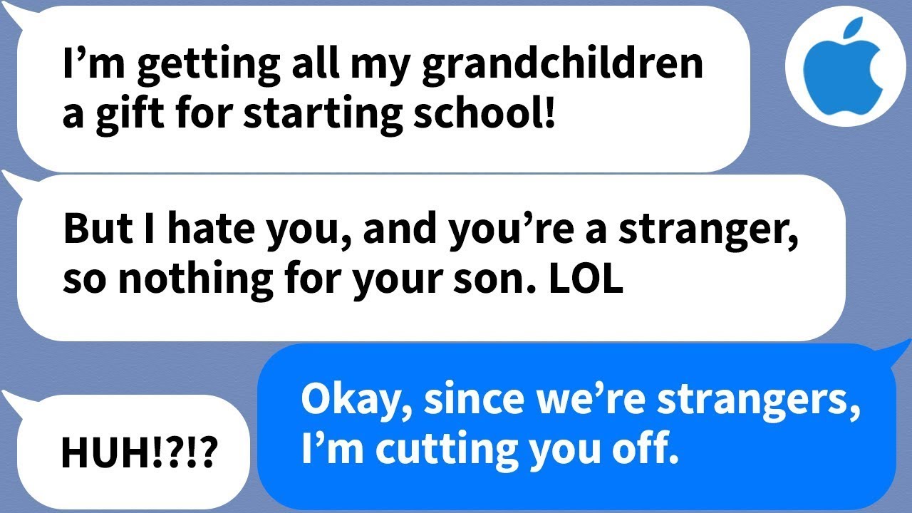 【Apple】My MIL treats me like a stranger and even punishes my son, so I cut them off...