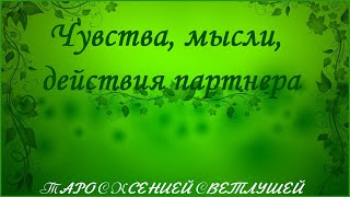 ОНЛАЙН ГАДАНИЕ. ЧУВСТВА, МЫСЛИ, ДЕЙСТВИЯ ПАРТНЕРА