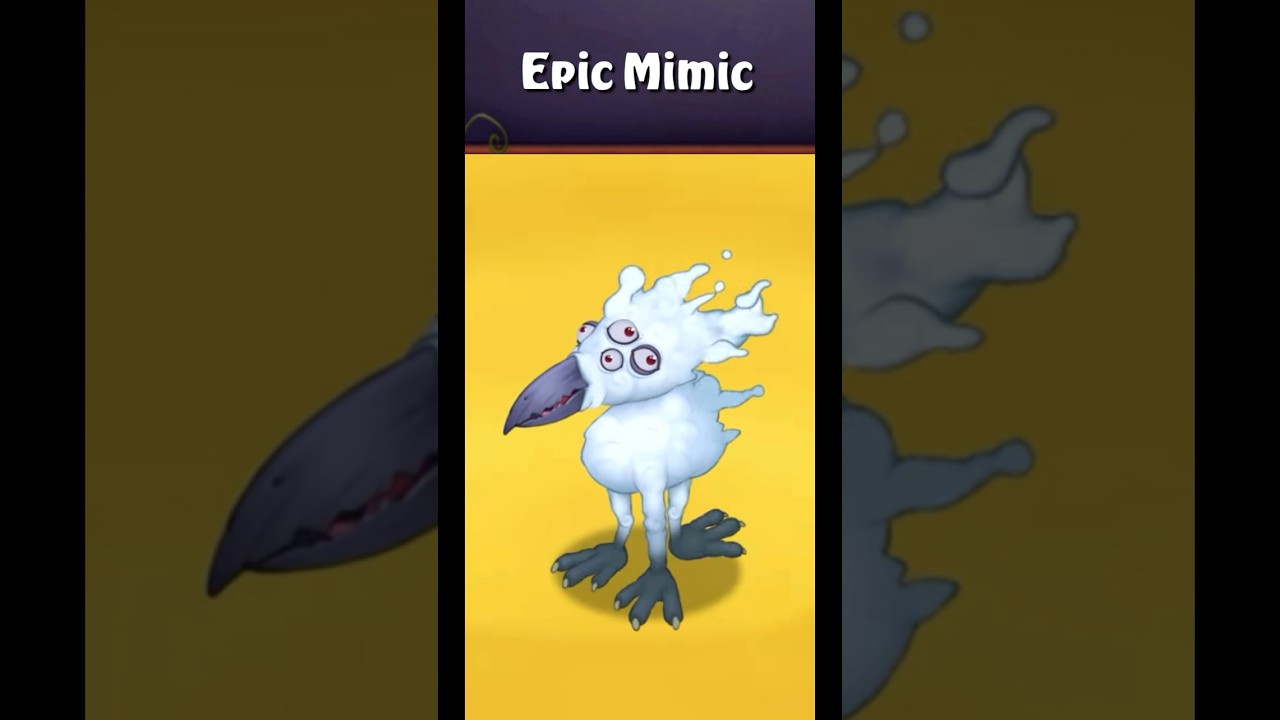 Epic Mimic On Fire Oasis 🌬️ || #msm #mysingingmonsters #epicmimic #new #content