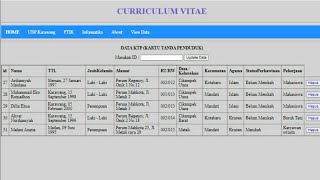 Pemrograman Web - Html MySql database (DELETE)