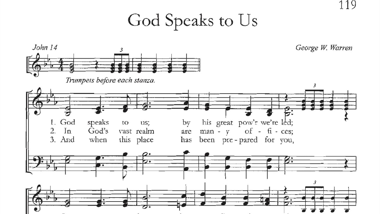 119 God Speaks to Us - YouTube