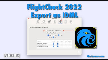 FlightCheck 2023 (2022) Export IDML - Overview video