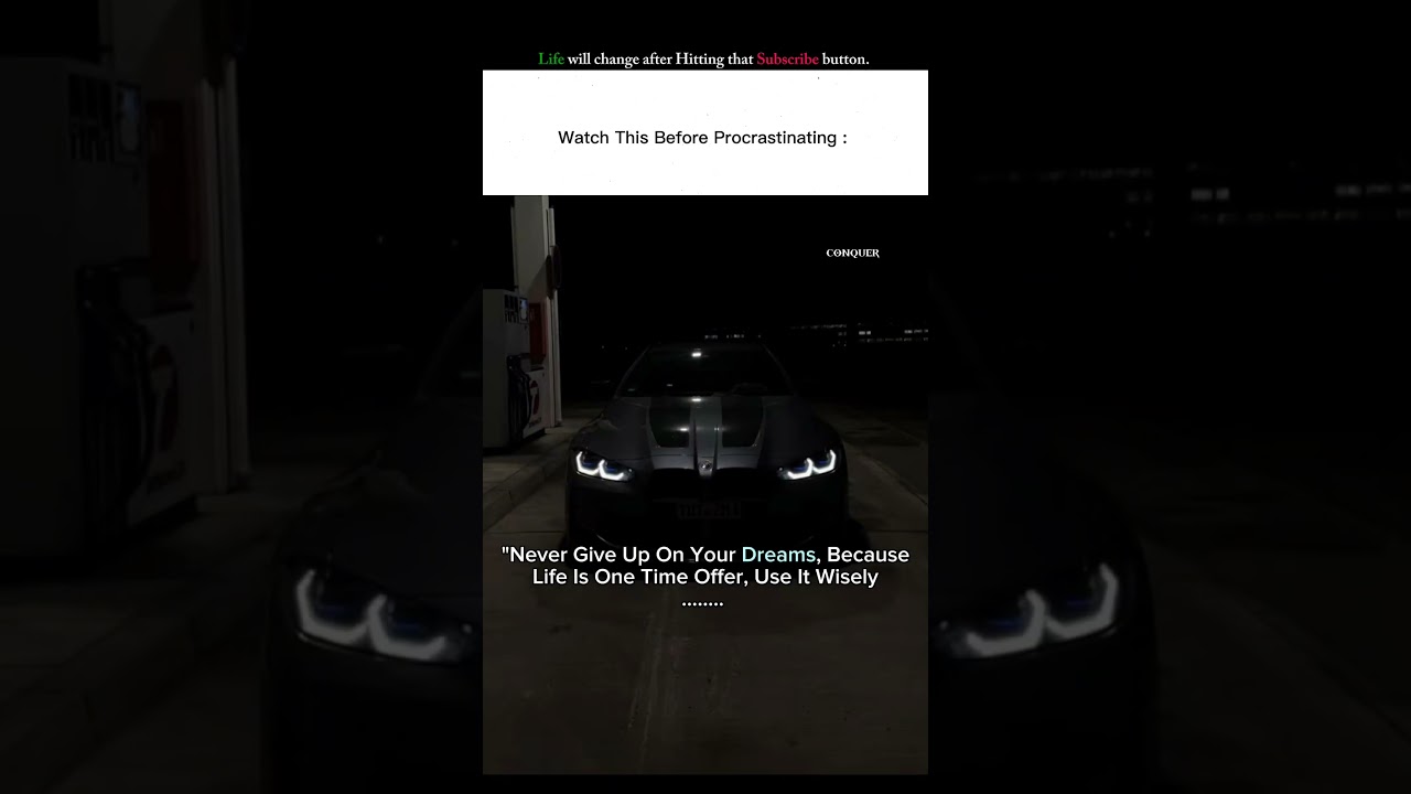 🚀 Stop Procrastinating – Chase Your Dreams NOW! 💯 