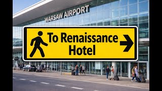 Warsaw Airport Walk ▶️ Arrival to Renaissance Warsaw Airport Hotel (Easy Walk Guide)
