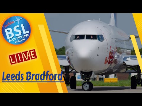 🔴LIVE AVIATION - Leeds Bradford Airport  -  Spotting and chat
