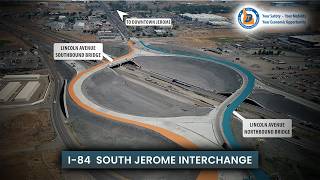 How to drive the NEW I-84 South Jerome Interchange