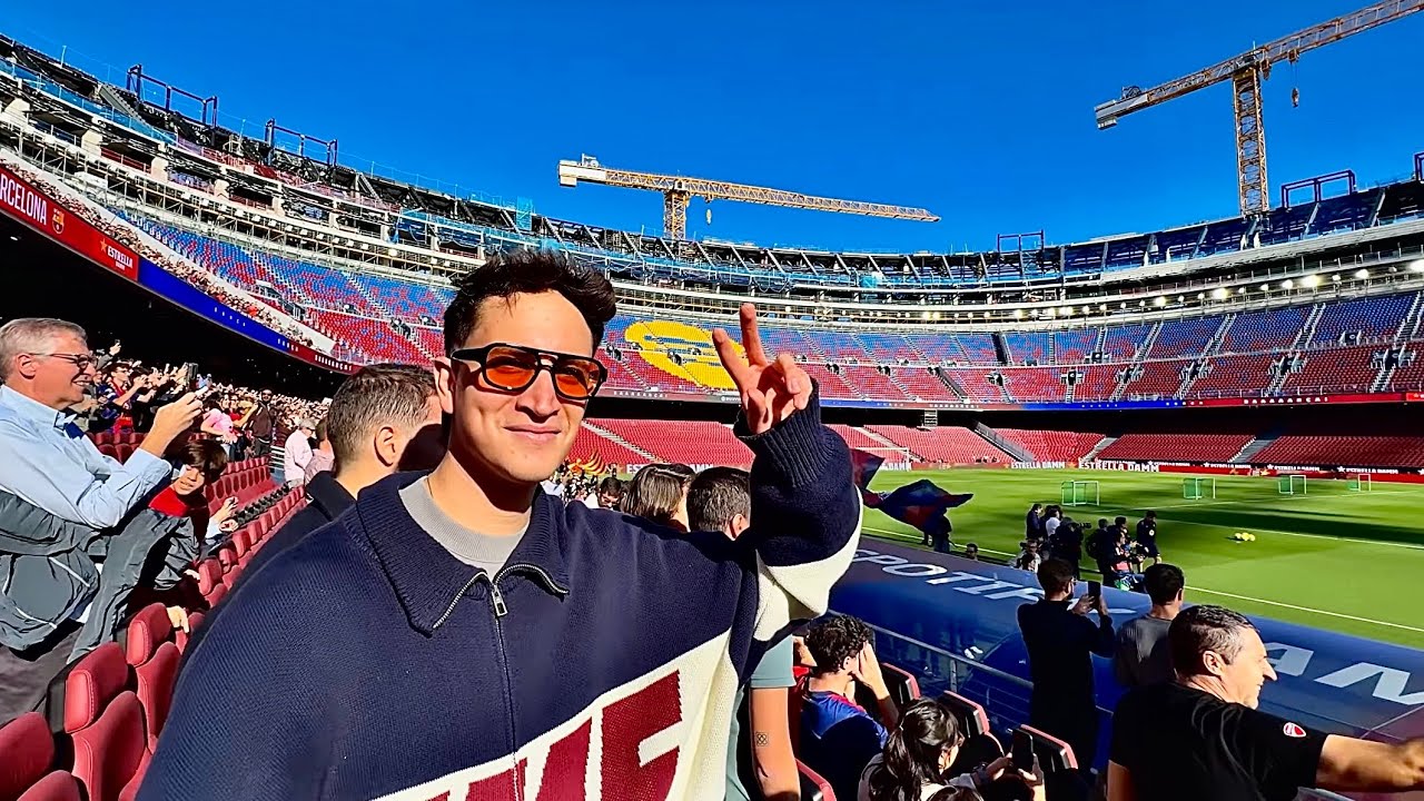 Mi PRIMERA VEZ en el nuevo CAMP NOU *asientos VIP*