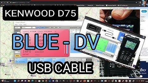 KENWOOD D75 - BLUE DV USB Mode - NO HOTSPOT