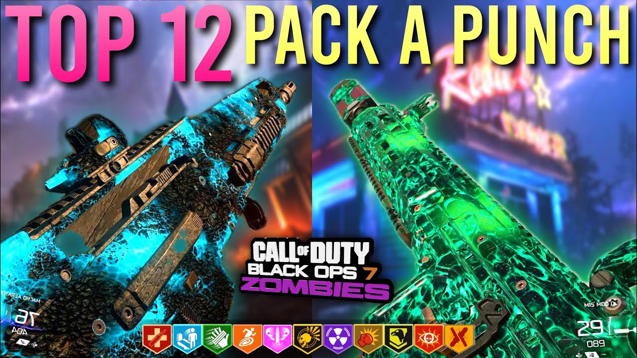 TOP 12 BEST Pack a Punched Guns in Black Ops 7 Zombies!