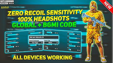 New Update 2.1/2.2 !! BEST Sensitivity CODE+Control Settings PUBG Mobile | BGMI After Update 2.1/2.2