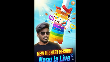 Stack Ball 🔥 Ultra Satisfying Gameplay | Fast Level Break | Trending Mobile Game! #shortslive