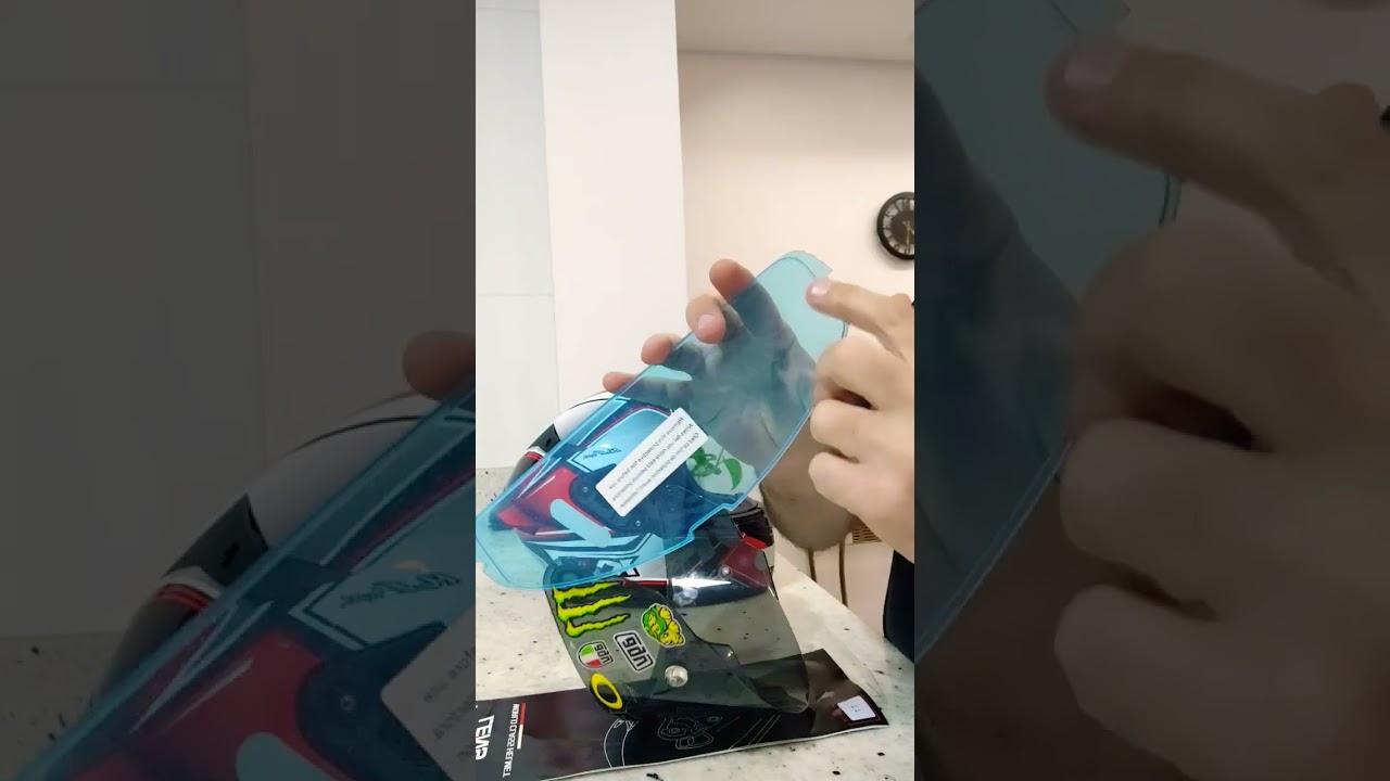 INSTALAÇÃO DO PINLOCK NO MEU CAPACETE KYT TT COURSE 😉👍 