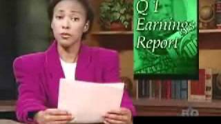 Un spot tombe sur une journaliste.flv
