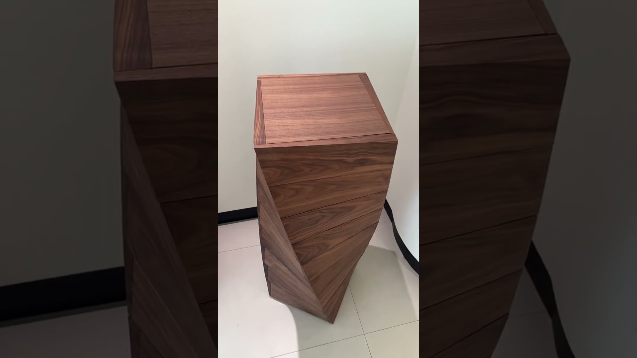 Twist the Norm: Italian - Minimalist Twisted Sideboard 