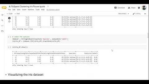 PySpark Clustering Iris Flower Dataset