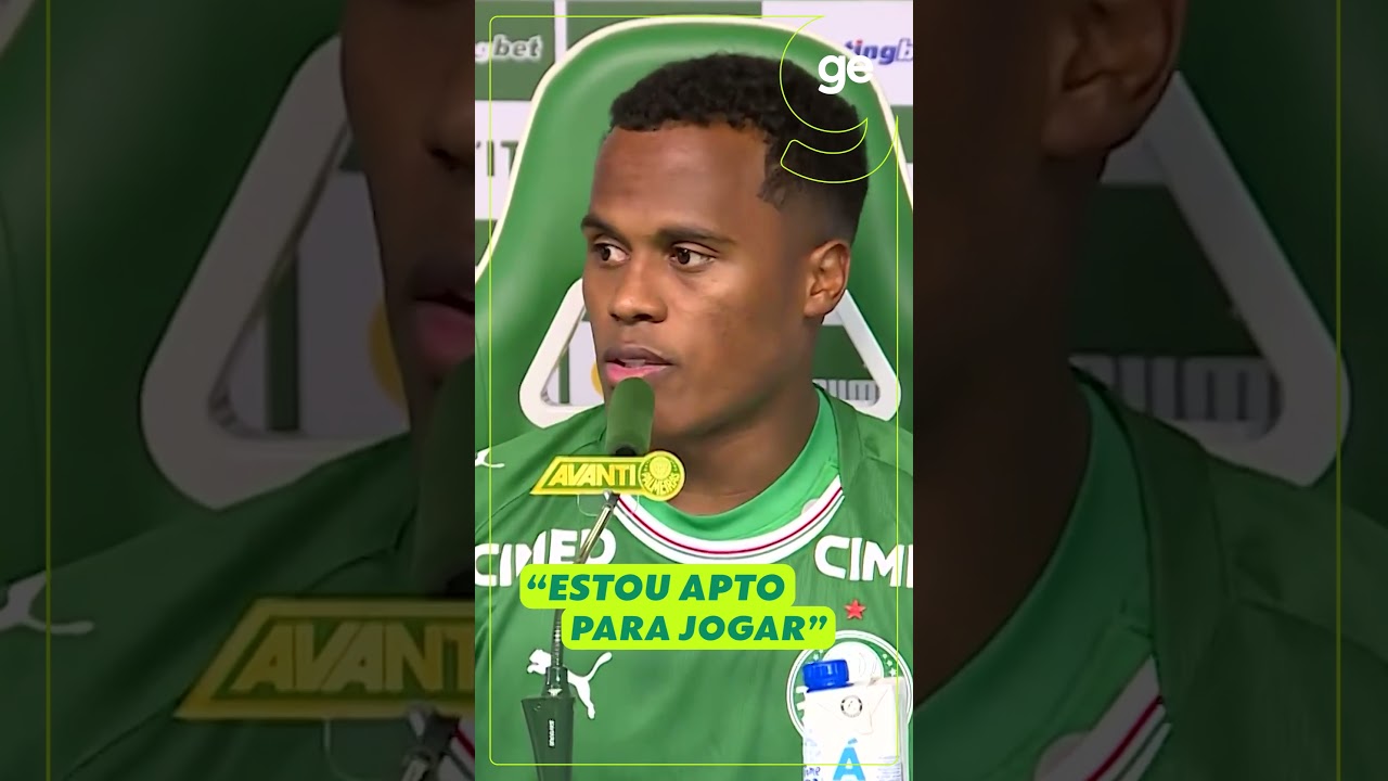 JHON ARIAS FALA SOBRE CONDICIONAMENTO FÍSICO: "ESTOU APTO PARA JOGAR" | #shorts | ge.globo