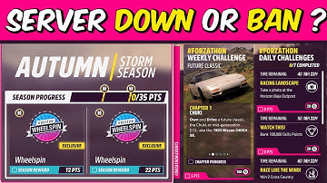 The Forza Horizon 5 Server is not currently available ( Server Down or Banned? )