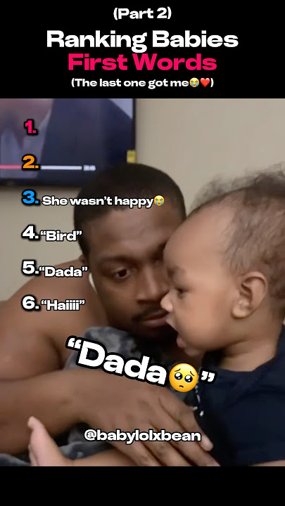 Ranking Babies First Words