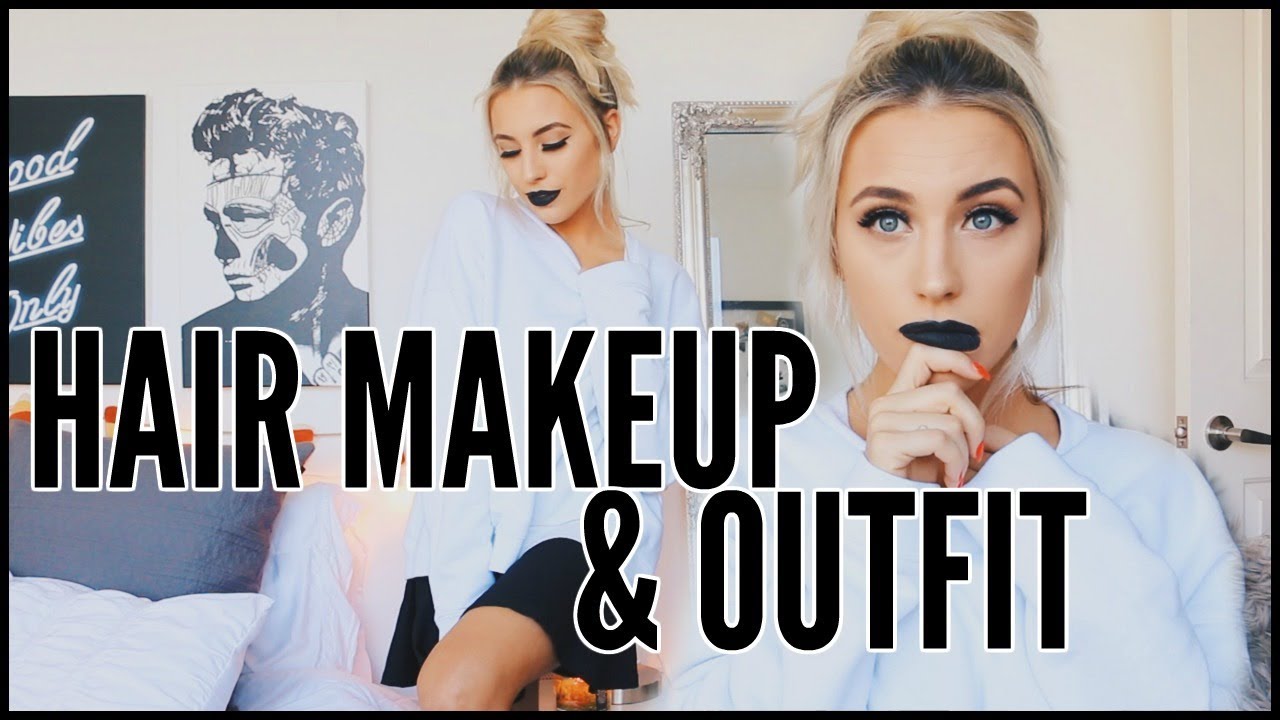 Get Ready With Me | BLACK LIPSTICK