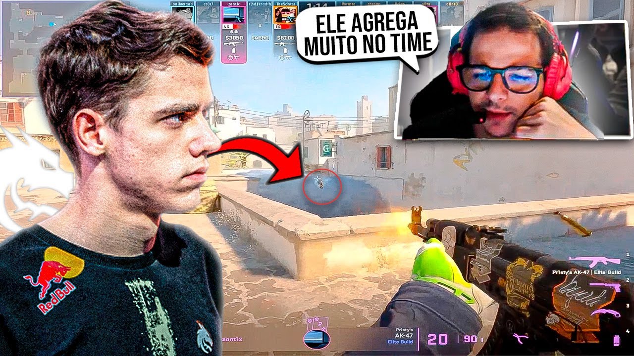 ASSISTI a TELA do ZONT1X na FACEIT EUROPA 🔥 ELE está VOLTANDO QUENTE pro COMPETITIVO 👀