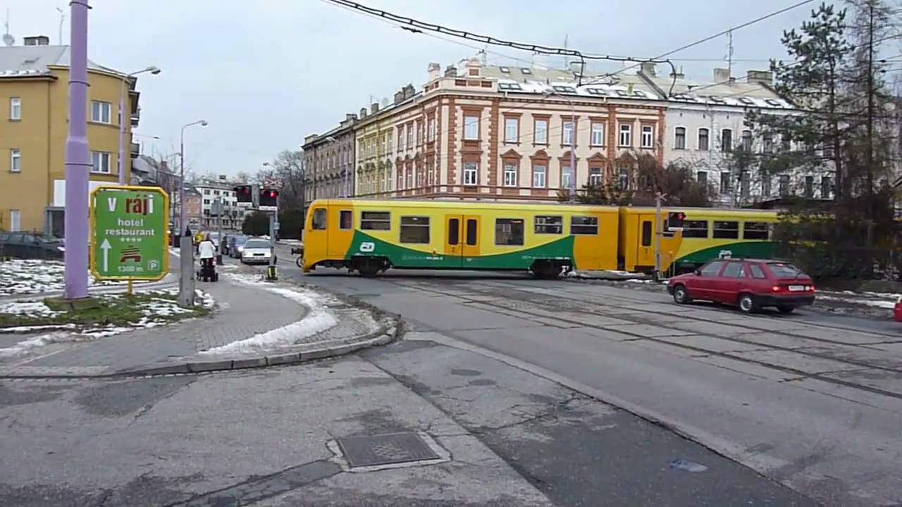 Železniční přejezd u stanice Olomouc-Nová Ulice