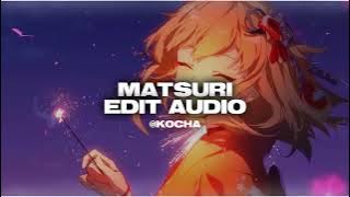 matsuri - fujii kaze  [edit audio]