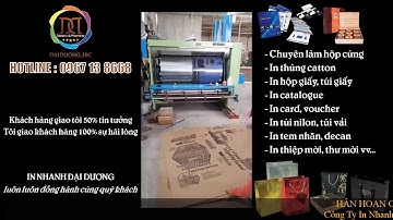 Quy trình in thùng catton   In Nhanh Đại Dương