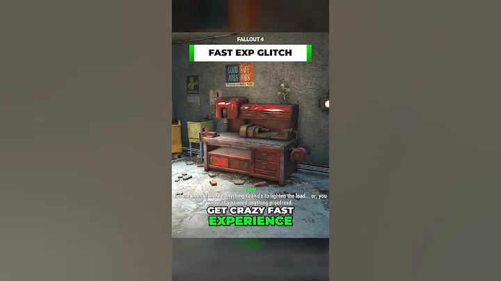 Super FAST Exp Glitch in Fallout 4 🔥 #fallout #bethesda