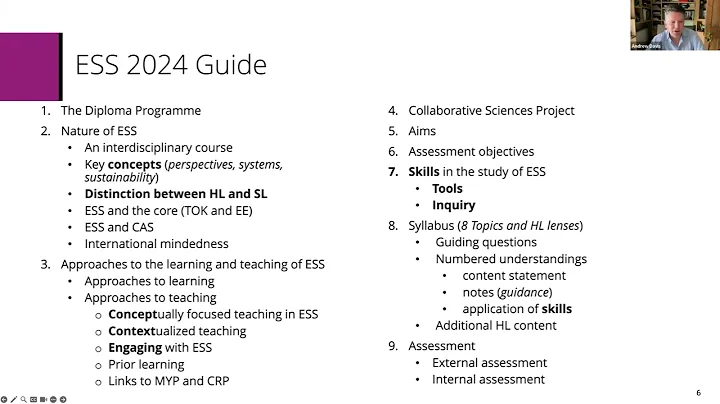 Ask the Author: IB DP ESS webinar session with Andrew Davis