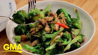 Try this simple salted fish and broccoli recipe