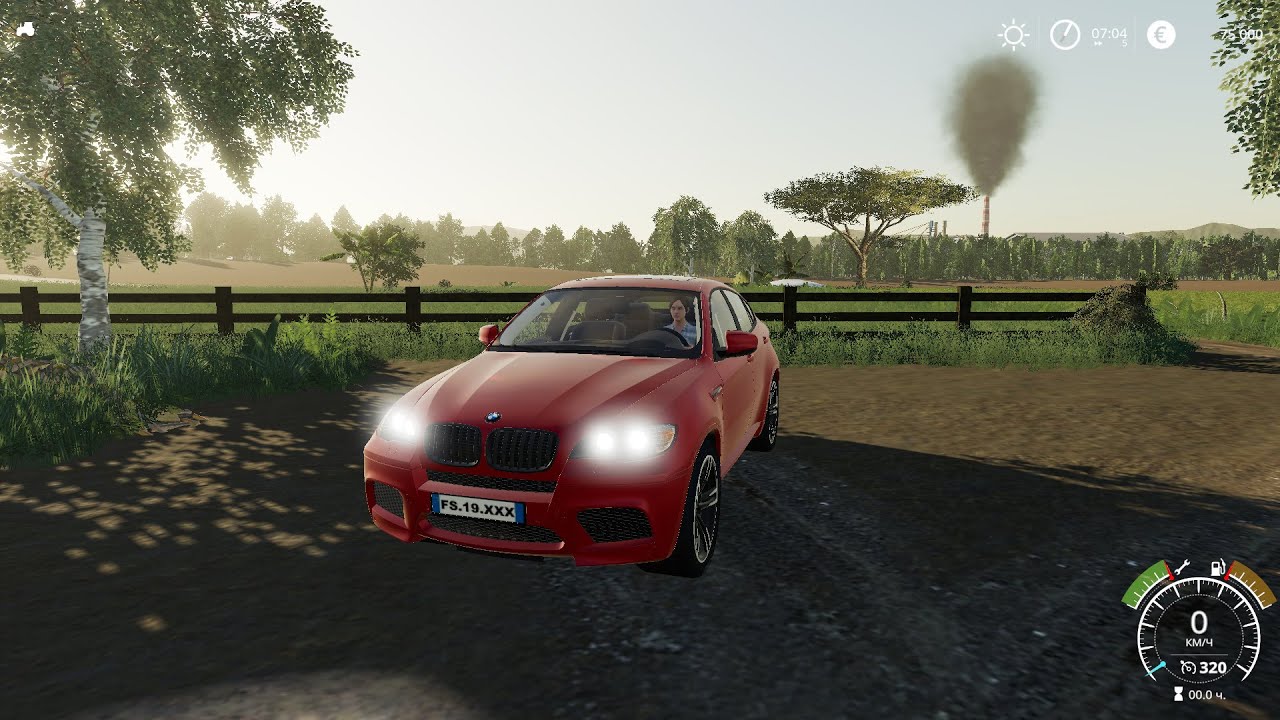 МОД на АВТОМОБИЛЬ BMW X6M для Farming Simulator 2019